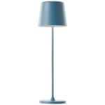 Brilliant Lampa Stołowa Kaami Metal Plastikowy Niebieski 2W 310lm - 830 Ciepła Biel | 100mm - IP44 - Ściemnianie 