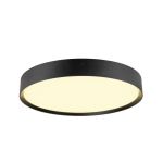 SLV Decona 42 Lampa sufitowa Aluminium Czarny Okrągła 23W 2680lm - 930-940 CCT | IP44 - Najlepsze Renderowanie Kolorów - Ściemnianie 