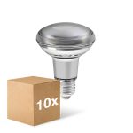 Opakowanie 10x Ledvance Performance LED Spot E27 R80 8.5W 670lm 36D - 827 Bardzo Ciepła Biel | Ściemnianie - Zamienne 100W
