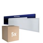 Opakowanie 5x Noxion LED Panel Delta Value V5 28W 3920lm - 830-840 CCT | 120x30cm - UGR<22 - Backlit