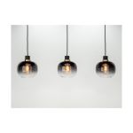 Eglo Lampa Wisząca Oilella Stal Czarny Złoty | IP20 - Nadaje Się Do 3x E27 