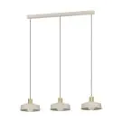 Eglo Lampa Wisząca Valdiola Stal Szlifowany | IP20 - Nadaje Się Do 3x E27 