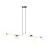 Emibig Lampa Wisząca Gravity Stal Czarny | Nadaje Się Do 8x E14 - Max 10W