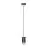 Emibig Lampa Wisząca Fumiko Stal Czarny | Nadaje Się Do 1x GU10 - Max 10W