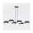Emibig Lampa Wisząca Drumz Stal Czarny | Nadaje Się Do 6x E14 - Max 10W