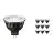 Opakowanie 10x Philips Master LED Spot GU5.3 MR16 6.7W 420lm 36D - 927 Bardzo Ciepła Biel | Najlepsze renderowanie kolorów - Ściemnianie - Zamienne 35W