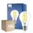 Opakowanie 10x Philips Master LED E27 Gruszka Włókno Przezroczysty 7.2W 1055lm - 922-927 Dim To Warm | Najlepsze Renderowanie Kolorów - Ściemnianie - Zamienne 75W