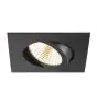 SLV New Tria Uniwersalny 68 Spot Aluminium Czarny Plac 8.6W 600lm 38D - 925-930-940 CCT | Aukko 68mm - Najlepsze Renderowanie Kolorów - Ściemnianie 