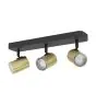 Eglo Lampa sufitowa Consuma 1 Stal Czarny | IP44 - Nadaje Się Do 3x GU10 