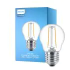 Philips Corepro LED Lustre E27 Piłka Włókno Przezroczysty 2W 250lm - 827 Bardzo Ciepła Biel | Zamienne 25W